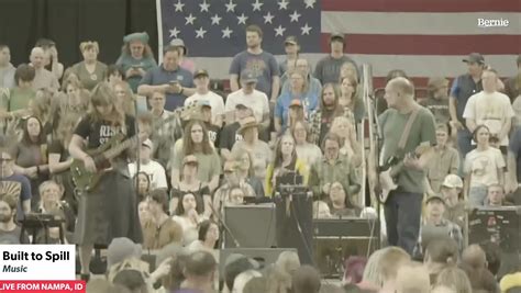 Watch Built to Spill play Bernie Sanders' 'Fighting Oligarchy' rally in ...