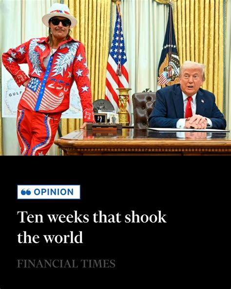 Opinion: Donald Trump was sworn in ten weeks ago. He inherited an ...