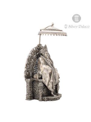 92.5 Oxidised Silver Sai Baba Statue For Pooja – Divine Blessings And ...