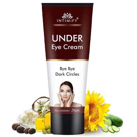 INTIMIFY Under Eye Cream For Dark Circles For Women & Men, Dark Circle ...