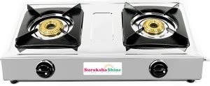 Suraksha Shine Stainless Steel Manual Gas Stove Price in India - Buy ...