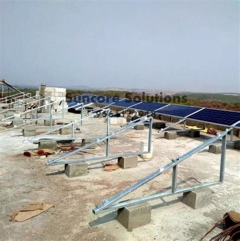 Module Mounting Structure - Galvanized Iron Module Mounting Structures ...