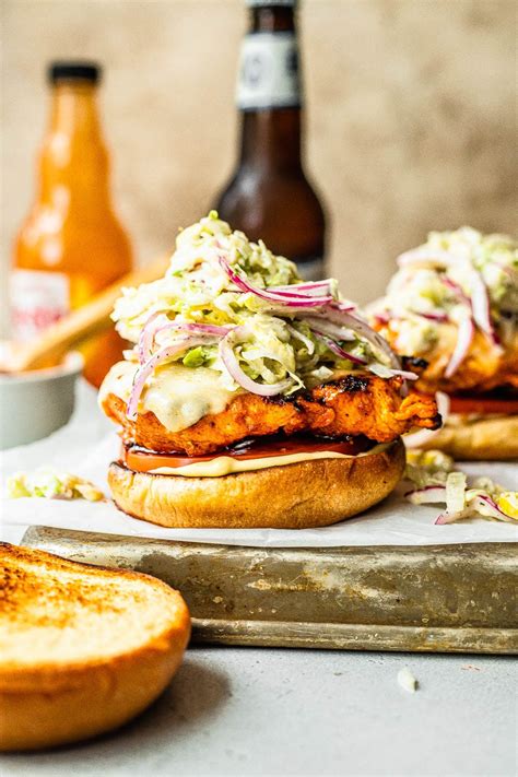Spicy Grilled Buffalo Chicken Sandwiches (+ Grinder Salad Slaw) | So ...