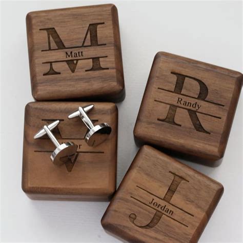 Image result for Monogram Cufflinks
