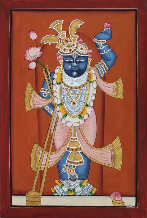 Buy Traditional Painting of Lord Shrinath Ji ,wall Home Decor Online in ...