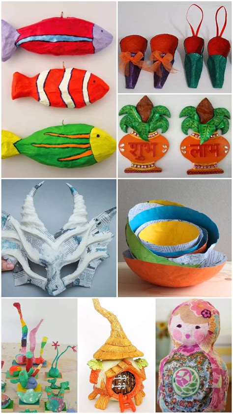 Paper Mache Craft Ideas For Kids - Kids Art & Craft