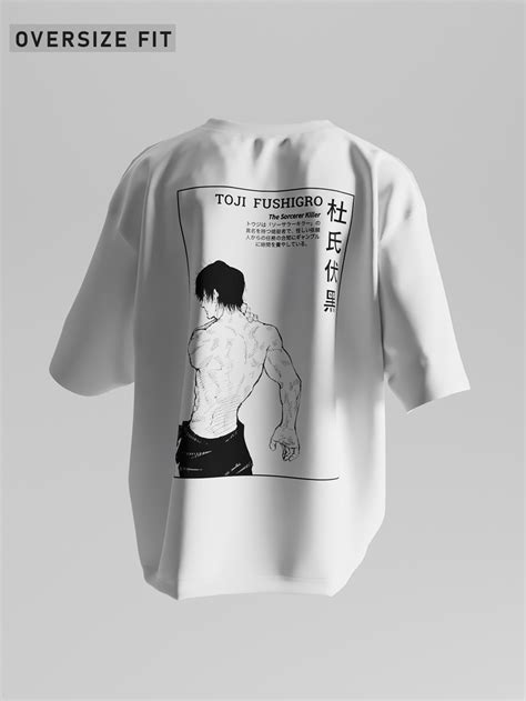 Toji Fushiguro Oversized Anime T-Shirt | Weeboholic