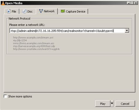 Rtsp VLC Player 的图像结果