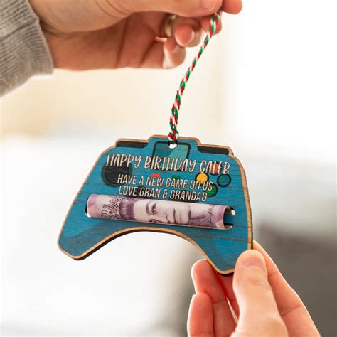 Personalised Gaming Controller Money Gift Holder By Mirrorin