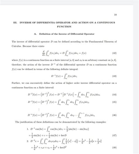 Can someone explain how the differential operator d' in the denominator ...
