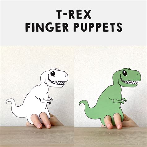 Dinosaur Finger Puppets Printable Free at Patricia Henderson blog