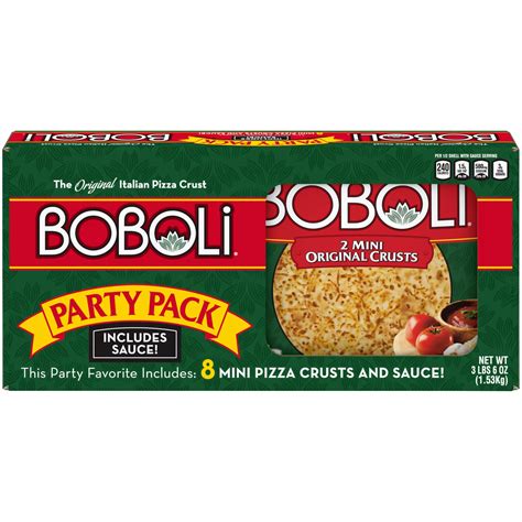 Boboli Party Pack Pizza Crust & Sauce Kit, 8 ct. | BJ's Wholesale Club