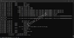 Image result for Show Hidden Files Using Command Prompt