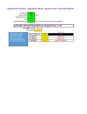 Hypothesis Testing How to in Excel 的图像结果