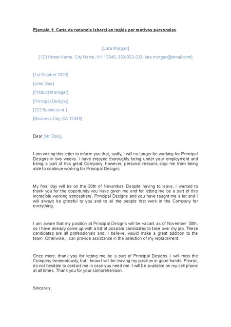 1-4-modelo-de-carta-renuncia-ingles 32 - Ejemplo 1: Carta de renuncia ...