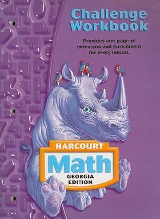 Math, Grade 4 Challenge Workbook: Harcourt School Publishers Math ...