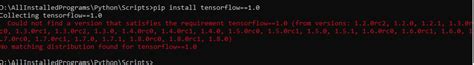 Image result for Python Tensorflow Install Error