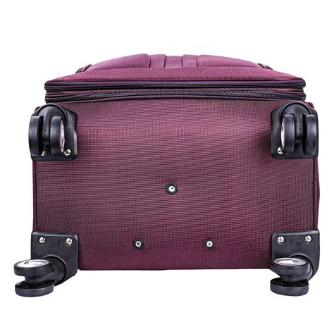 Dhariwal Expandable 4W Soft Sided Check-in Trolley Suitcase 20/24/28 i ...
