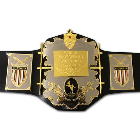 Buy AWA World Heavyweight Wrestling Title Replica Championship Belt ...