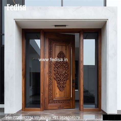 Carved Door Patterns Wood Carving Designs For Main Door No-206 - Fedisa