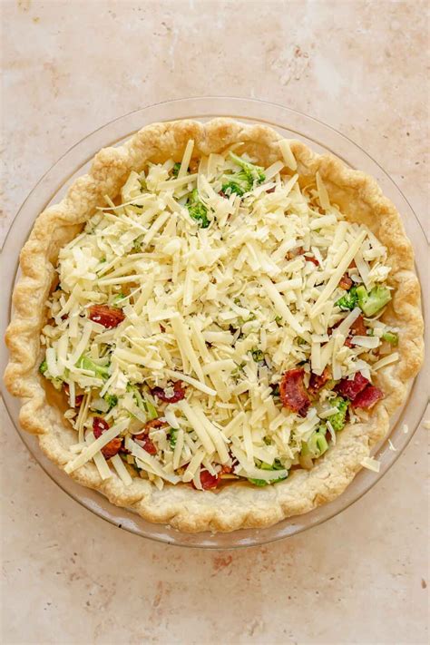 Broccoli Bacon Quiche – The Cozy Plum
