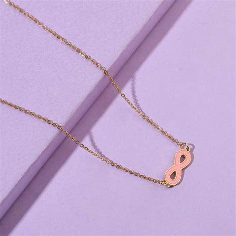 Pink Infinity Necklace | Salty – Salty Accessories