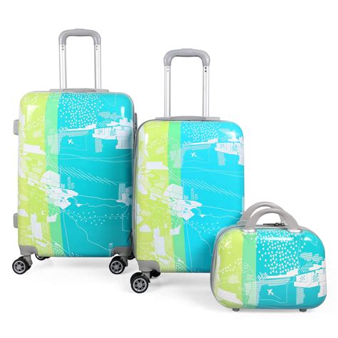 Polo Class 2Pc Set Trolley Bag (20/24 inch) with 1Pc Vanity Bag - Green ...