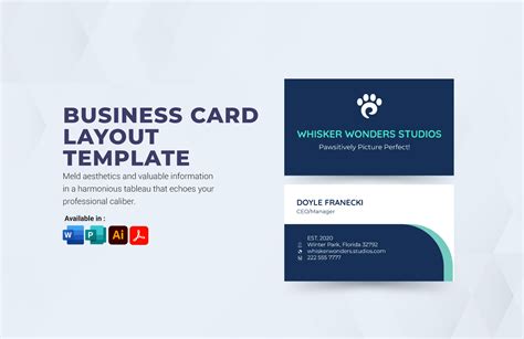 Business Card Layout 的图像结果