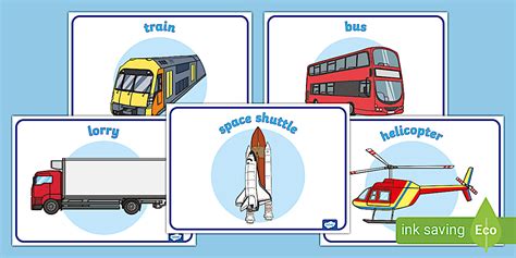 Transport Display Poster Pack - Twinkl