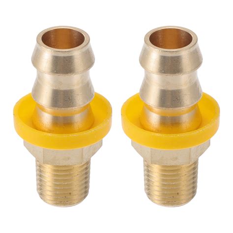 Brass Hose Barb Fittings 5/8" 1/4"NPT Male Thread Barb Fitting for Air ...