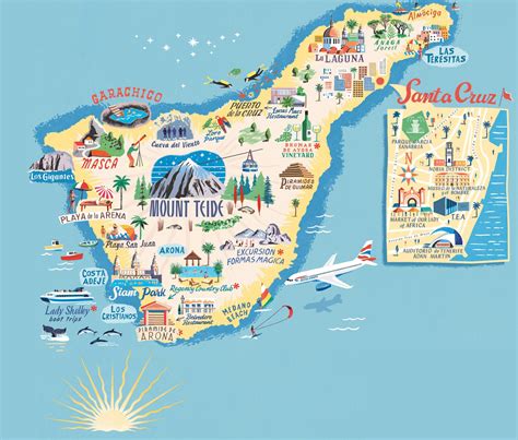 Tenerife Map: Top places of interest - Blog of Canary Islands by Car