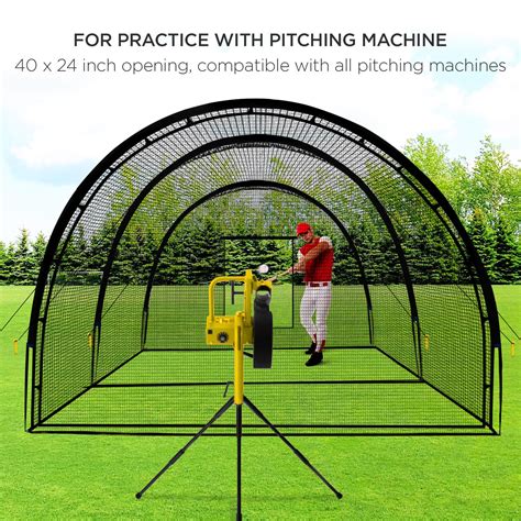 Snapklik.com : ZivPlay Baseball Batting Cage Net Batting Cages For ...