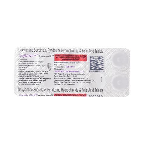 Sysfol-NVP Tablet | 30 Minutes 24/7 Delivery