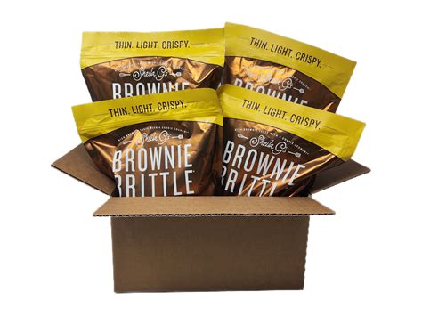 Sheila Gs Brownie Brittle Chocolate Chip Snacks 4 Pack, 20 oz Per Bag ...