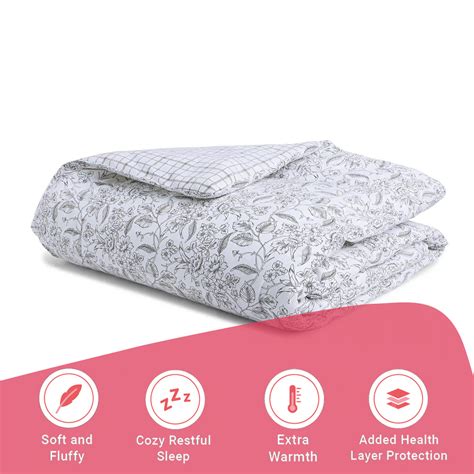 Buy Mishella | Mix & Match Printed 120GSM Reversible Comforter ...
