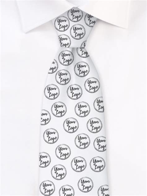 All Over Logo Tie | Customized Branded Tie- Uniform Tailor