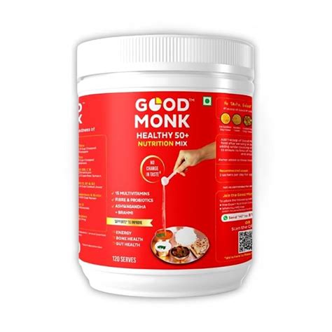 Good Monk Healthy 50+ Multivitamin for Senior Men & Women