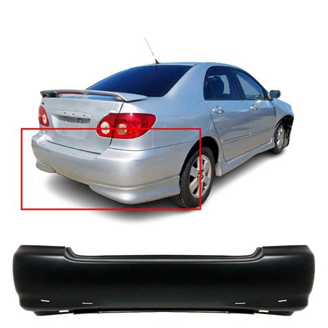 Primed Rear Bumper Cover For 2003-2008 Toyota India | Ubuy