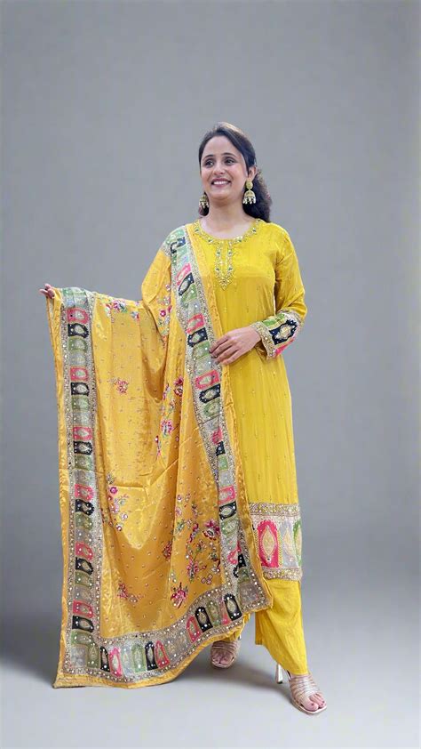 Karachi pure crape suit – gagandeep collection
