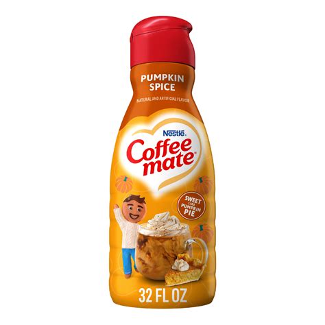 Pumpkin Spice Flavored Liquid Creamer 32 fl oz. | Official Coffee mate®