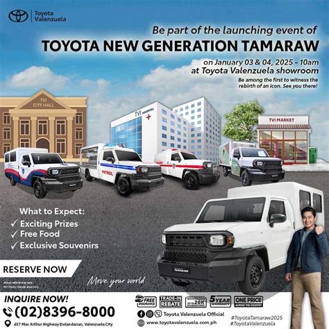 Launch of the Next-Generation Tamaraw, Toyota Valenzuela, 3 January ...