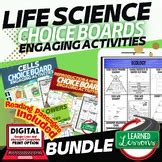 Life Cycles, Plants, Flowers Activities Choice Board, Digital Graphic ...