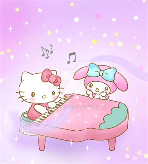 Hello kitty and My melody fan art by cupinart on DeviantArt