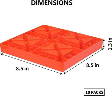 Buy Homeon Wheels Camper Leveling Blocks, Heavy Duty Rv Leveling Blocks ...