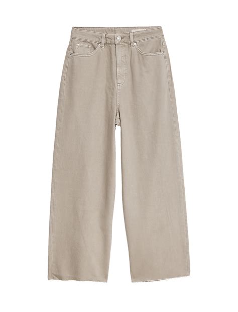 Buy Lyocell Blend High Waisted Wide Leg Jeans at Marks & Spencer