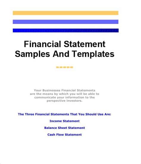 Financial Statement 的图像结果