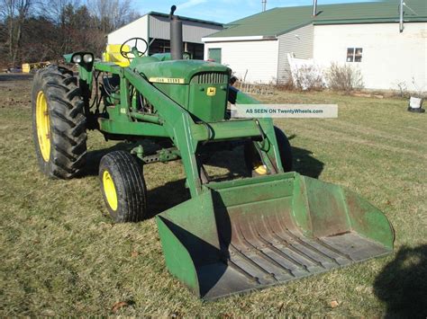 John Deere 3010 Diesel Wide Front End Loader Vintage