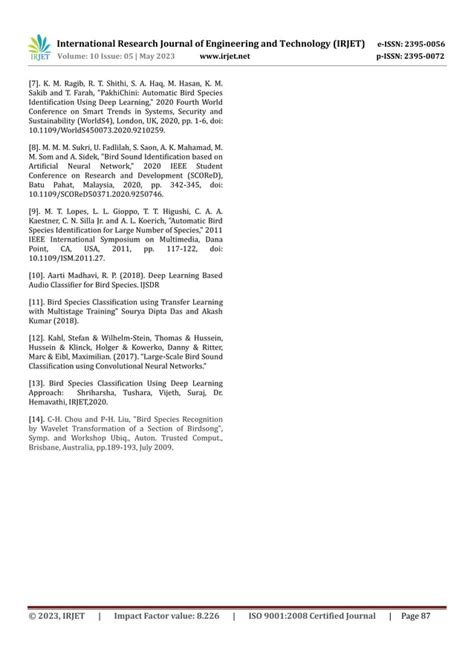 Bird Species Classification Using MATLAB 的图像结果