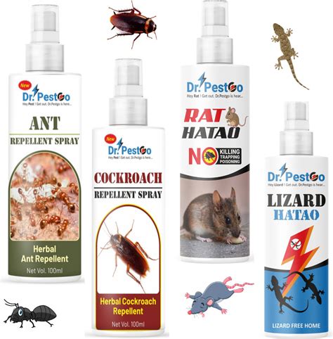 Dr.PestGo Insect killer spray, lizard killer, rat killer, cockroach ...
