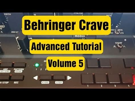 Image result for Behringer Crave Tutorial